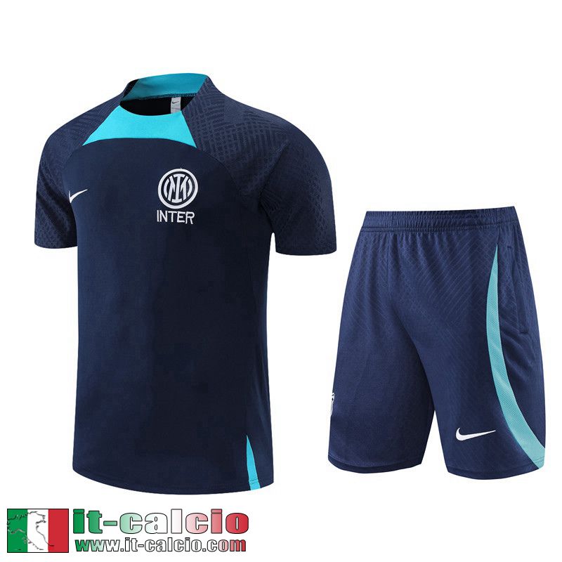 Tute Calcio T Shirt Inter Milan blu navy Uomo 2022 2023 TG673