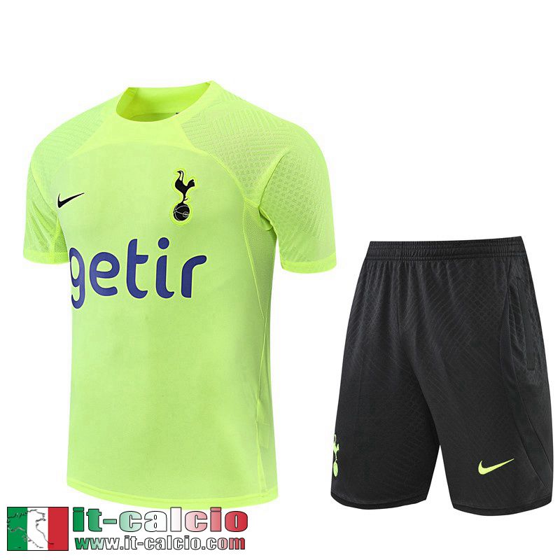 Tute Calcio T Shirt Tottenham Hotspur giallo fluorescente Uomo 2022 2023 TG694