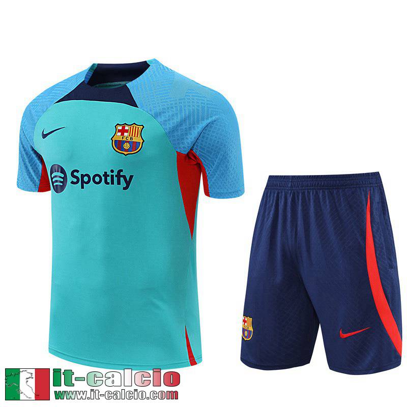 Tute Calcio T Shirt Barcelone blu Uomo 2022 2023 TG695