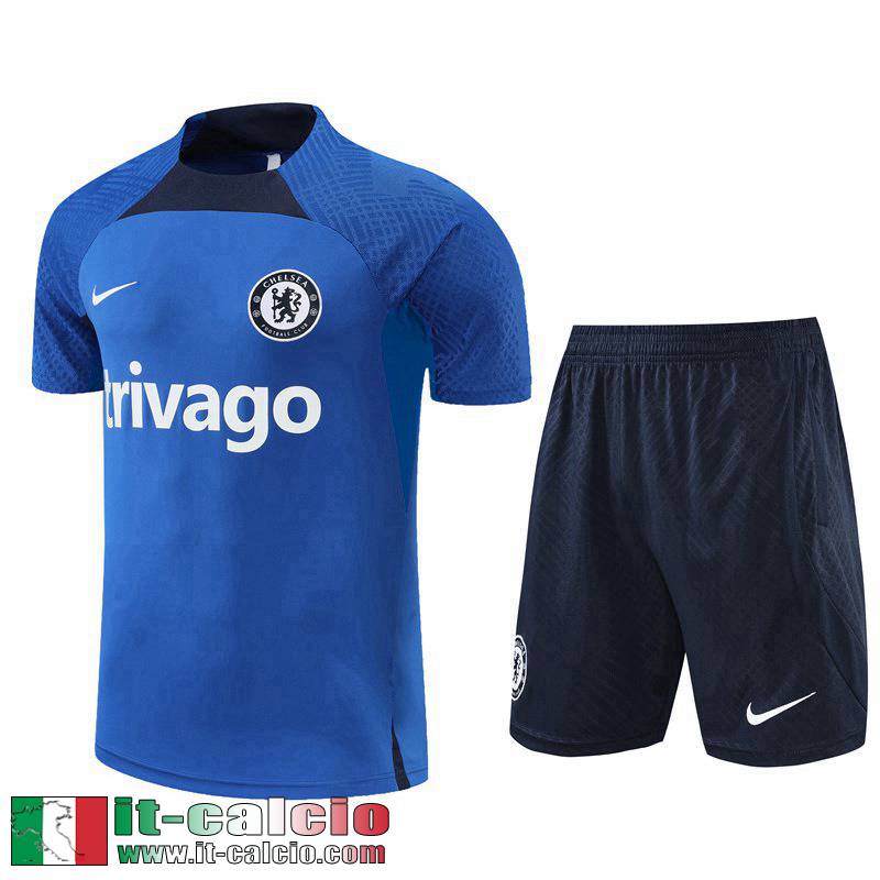 Tute Calcio T Shirt Chelsea blu Uomo 2022 2023 TG697