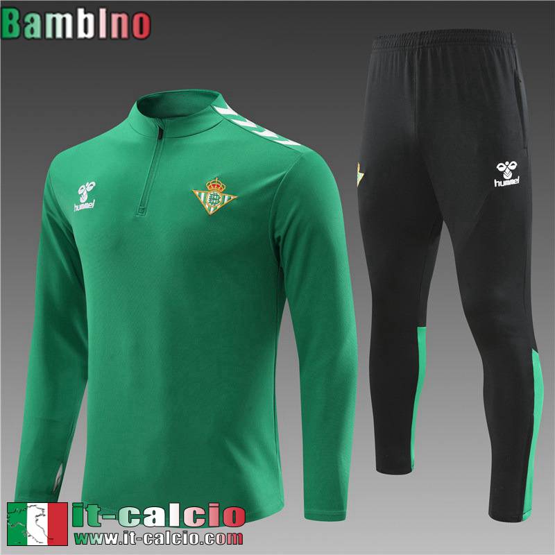 Tute Calcio Real Betis verde Bambini 2022 2023 TK535