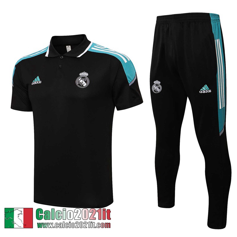 Real Madrid Polo Nero Uomo 2021 2022 PL299