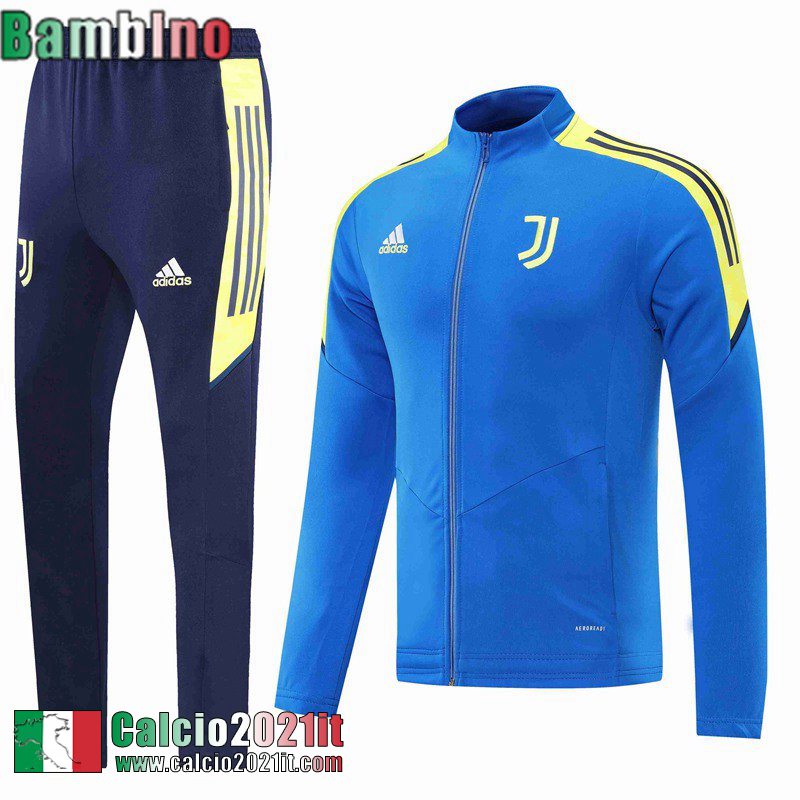 Juventus Full Zip Giacca blu Bambino 2022 2023 TK250