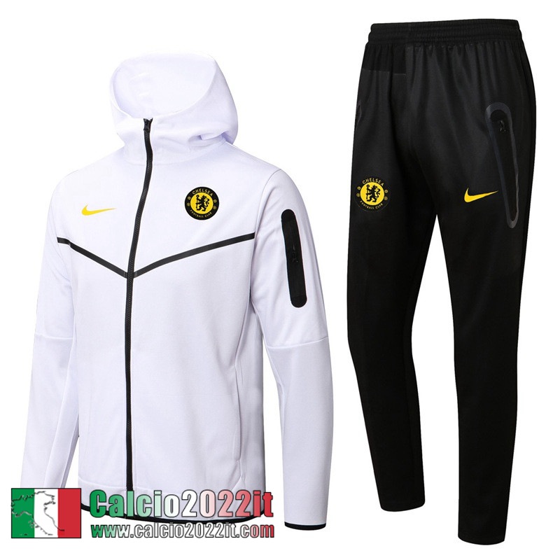 Chelsea Full Zip Hoodie - Giacca Bianco Uomo 2022 2023 JK344