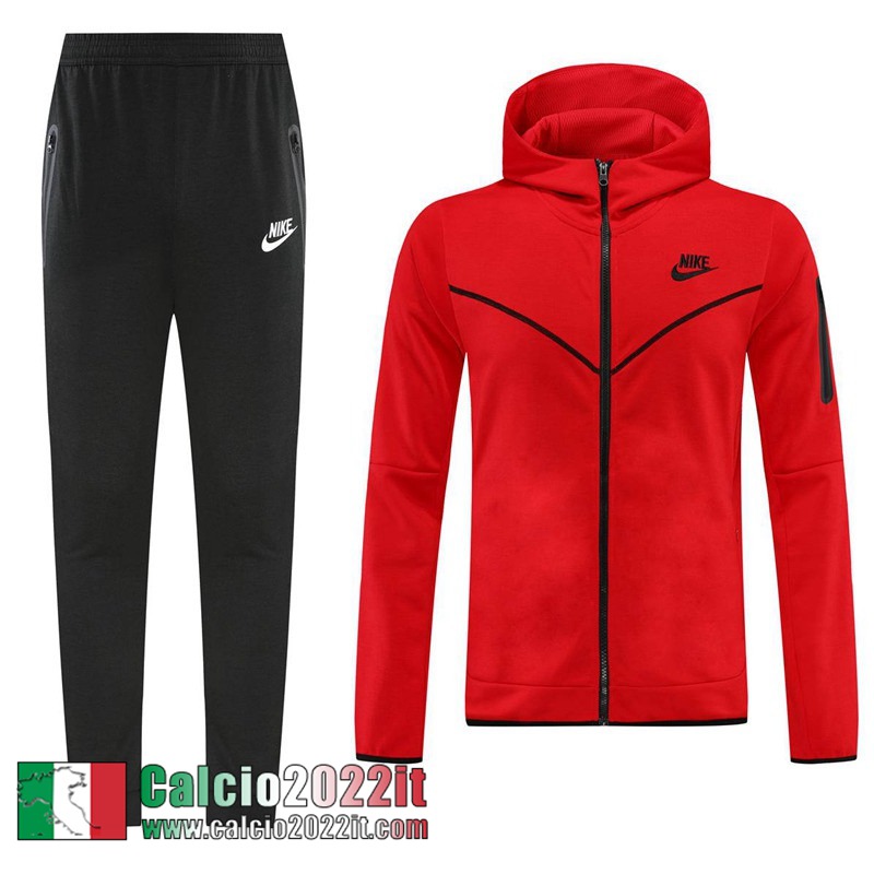 Sport Full Zip Hoodie - Giacca rosso Uomo 2022 2023 JK358