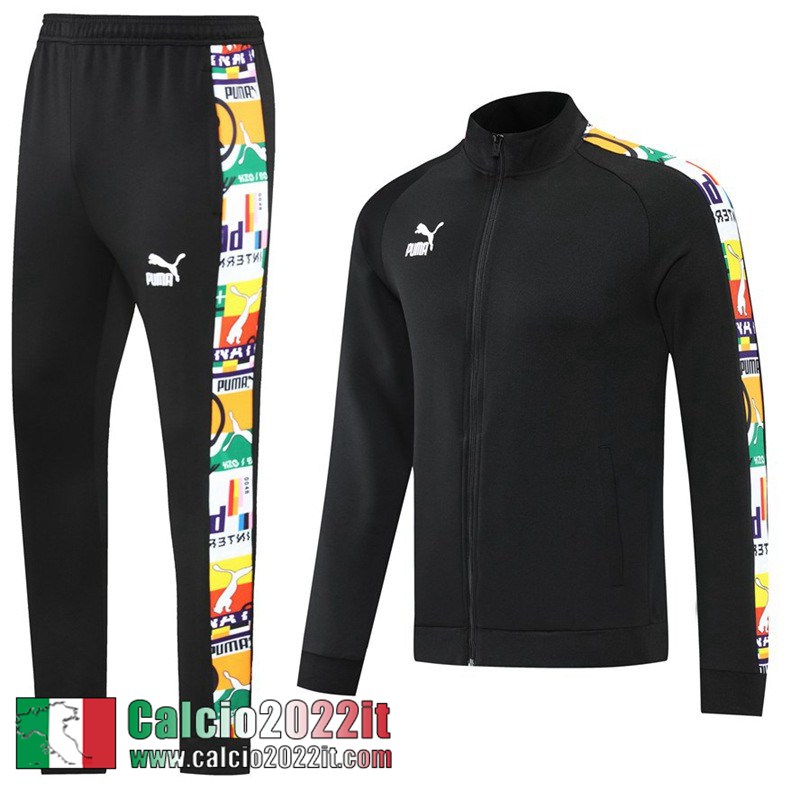 Sport Full Zip Giacca Nero Uomo 2022 2023 JK364