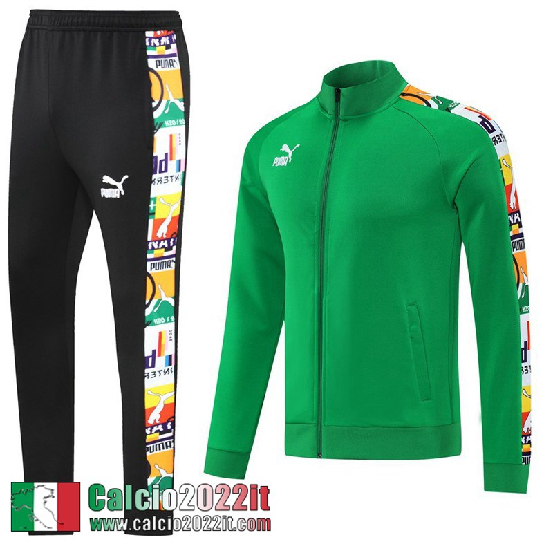 Sport Full Zip Giacca verde Uomo 2022 2023 JK367