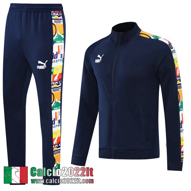 Sport Full Zip Giacca blu navy Uomo 2022 2023 JK369