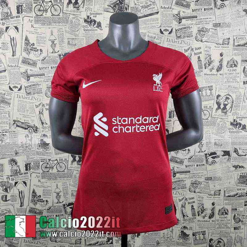 Liverpool Maglia Calcio Prima Versione Trapelata Donna 2022 2023