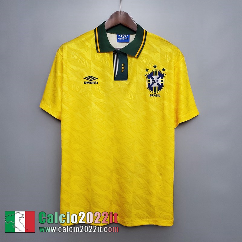 Brasile Maglia Calcio Prima Uomo 91 93 FG117