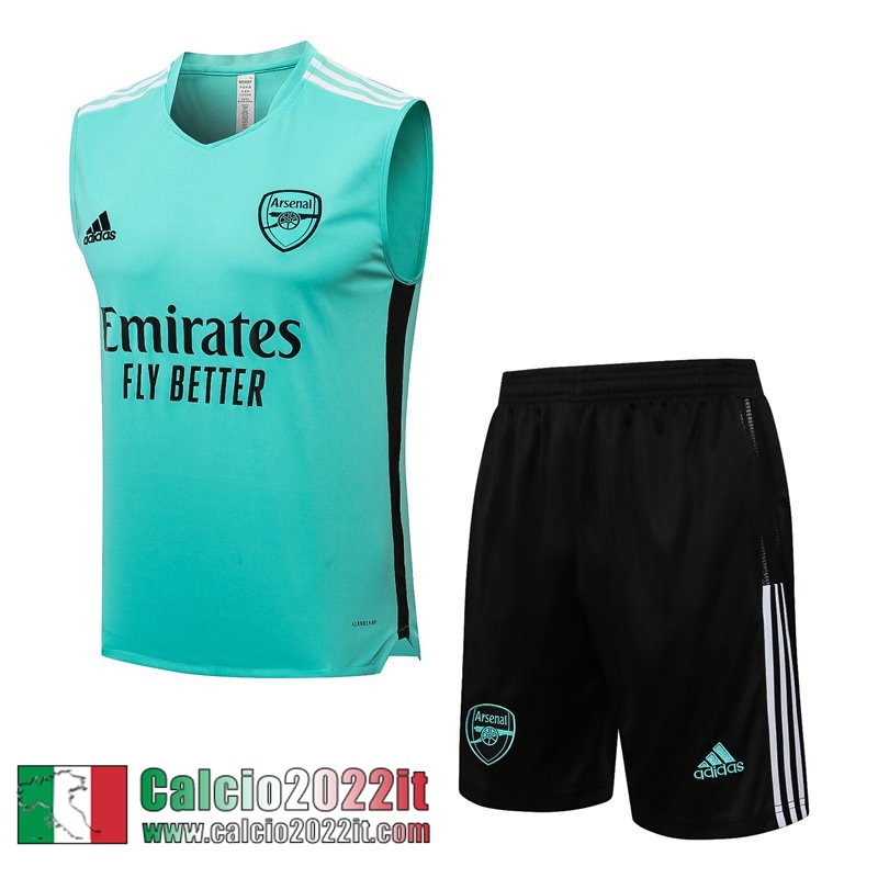 Arsenal Senza maniche verde Uomo 2021 2022 PL429