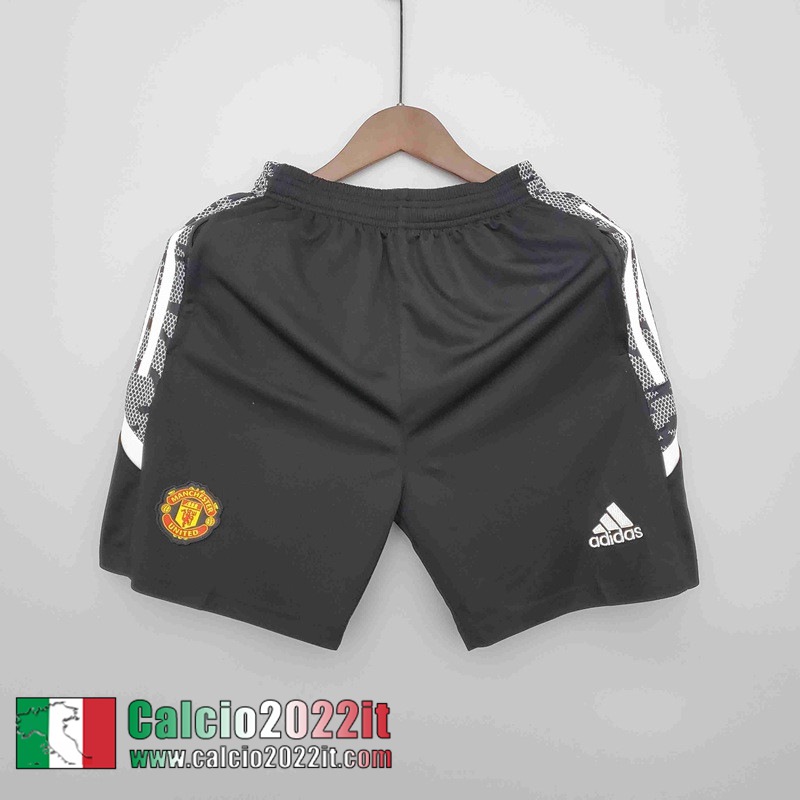 Manchester United Pantaloncini Calcio Nero Uomo 21 22 DK96