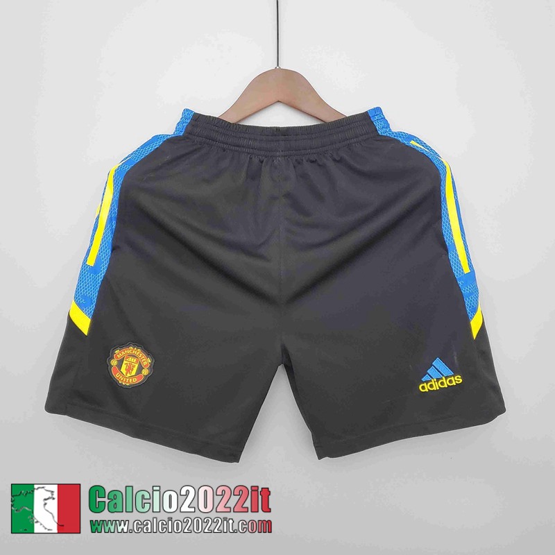 Manchester United Pantaloncini Calcio Nero Uomo 21 22 DK97