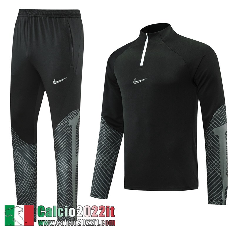 Sport Tute Calcio Nero Uomo 2022 2023 TG265