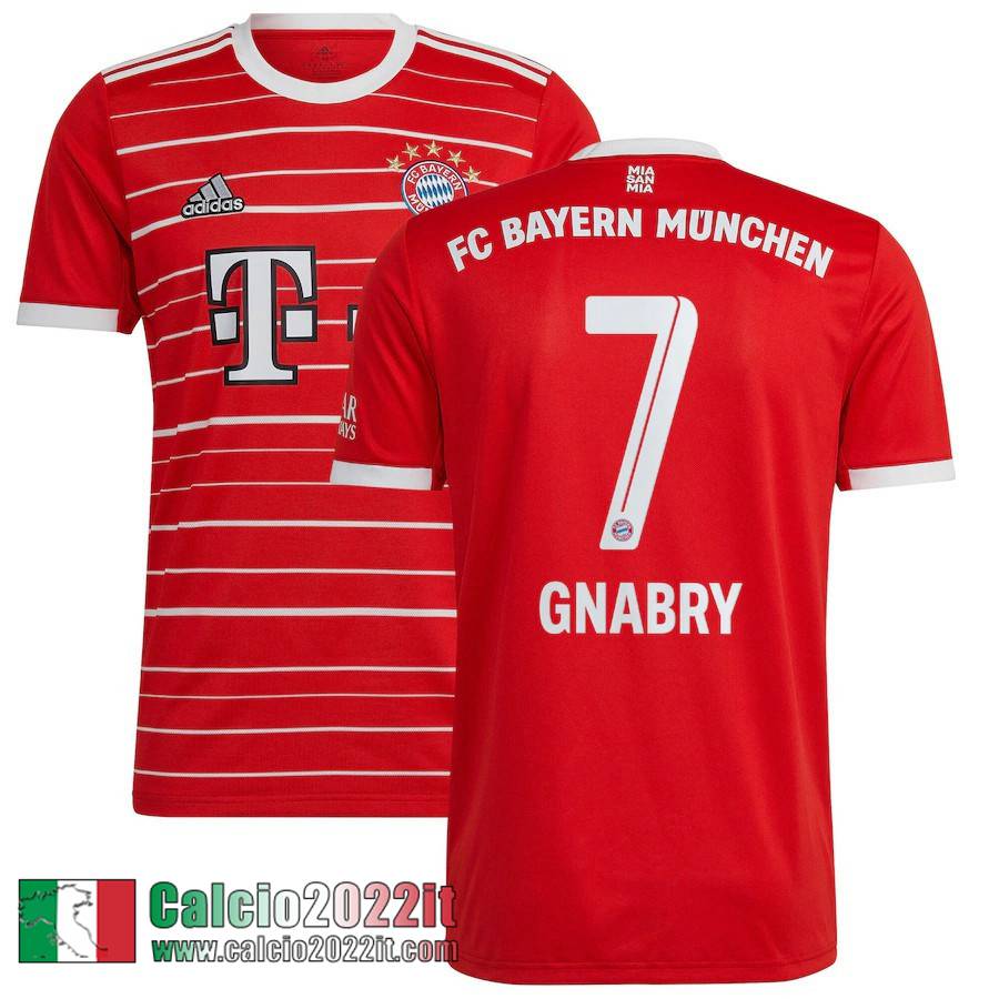 Bayern Monaco Maglia Calcio Prima Uomo 2022 2023 Gnabry 7