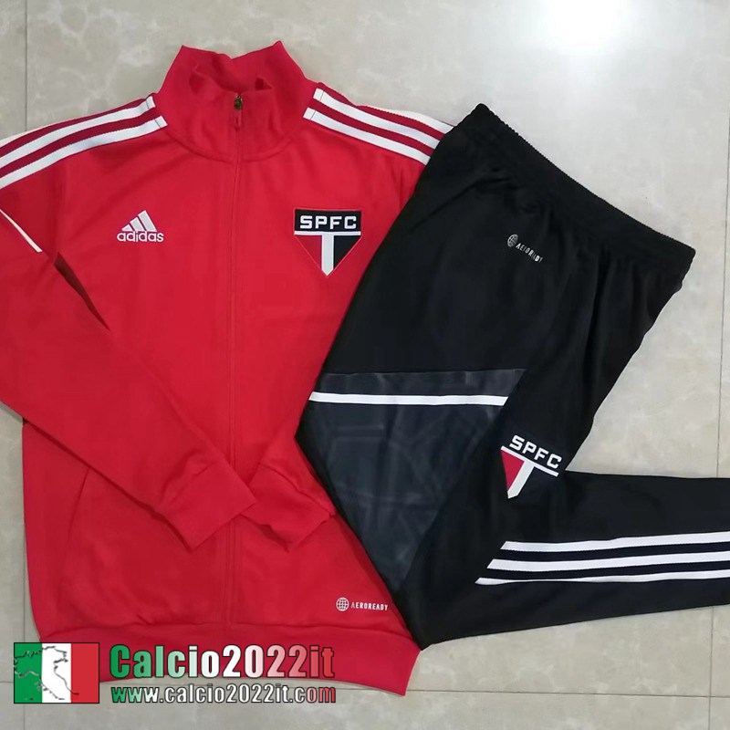 Sao Paulo Full Zip Giacca rosso Uomo 2022 2023 JK407