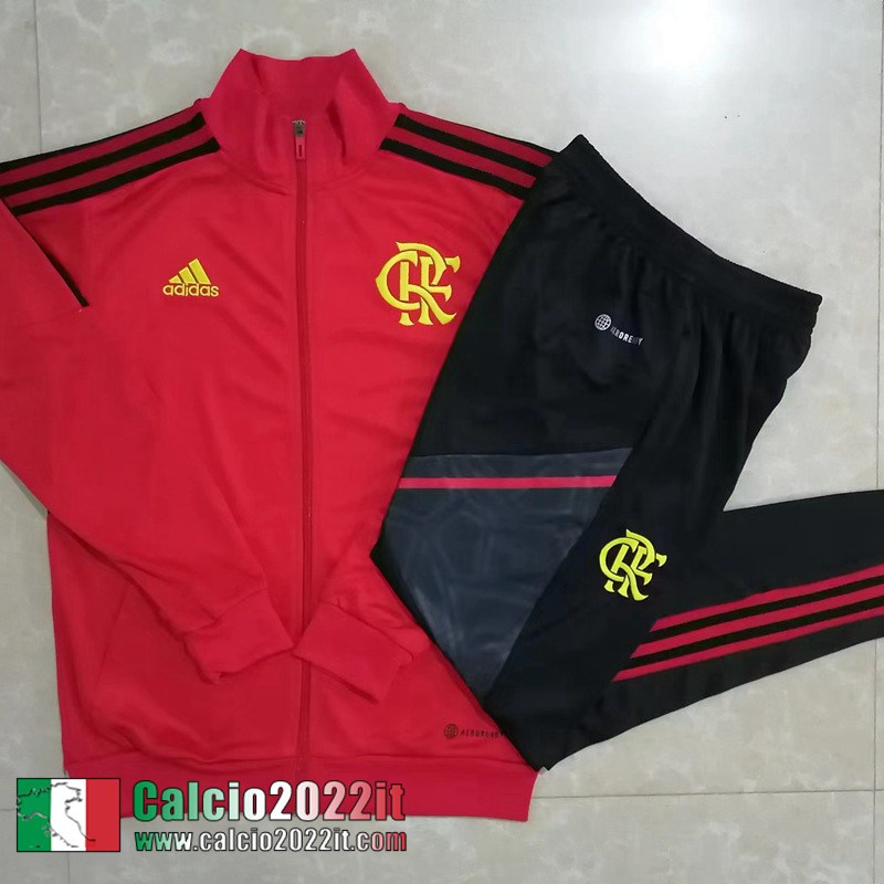 Flamengo Full Zip Giacca rosso Uomo 2022 2023 JK409