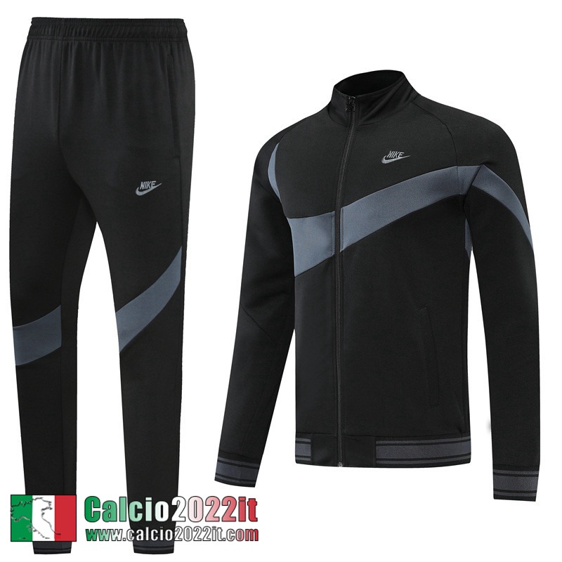 Sport Full Zip Giacca Nero Uomo 2022 2023 JK442