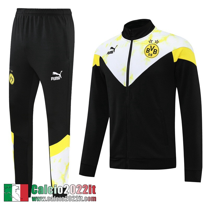 Dortmund Full Zip Giacca Nero Uomo 2022 2023 JK391