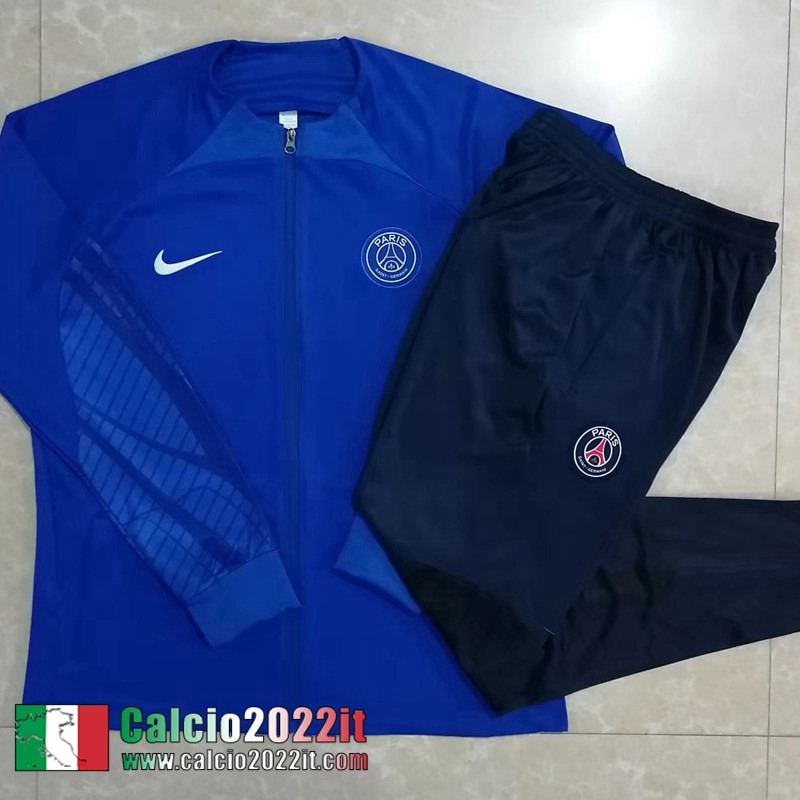 PSG Full Zip Giacca blu Uomo 2022 2023 JK402