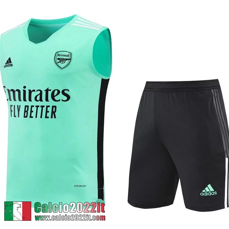 Arsenal Senza maniche verde Uomo 2022 2023 PL478