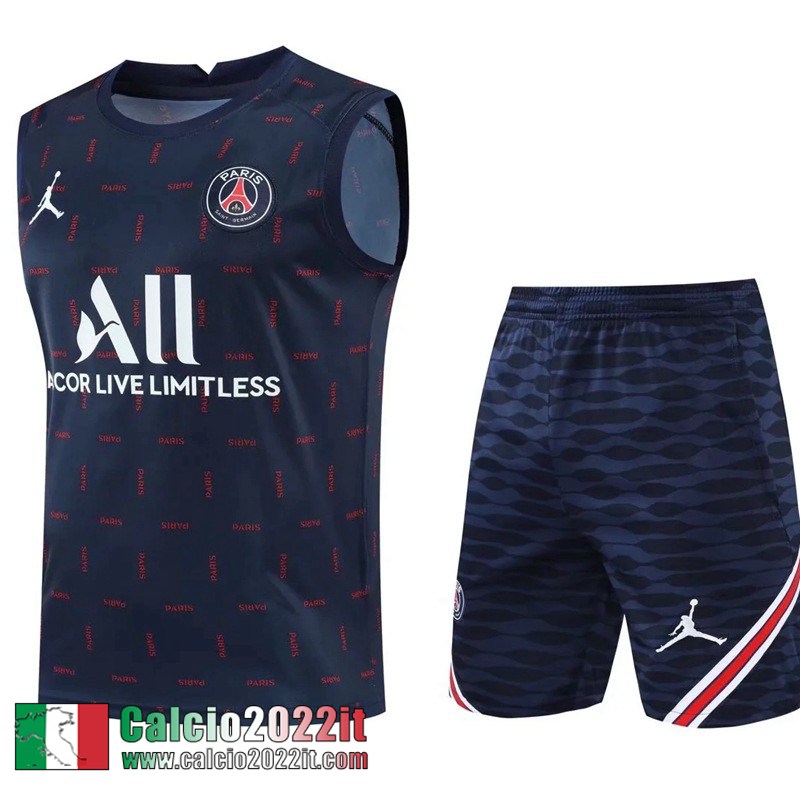 PSG Senza maniche blu Uomo 2022 2023 PL488