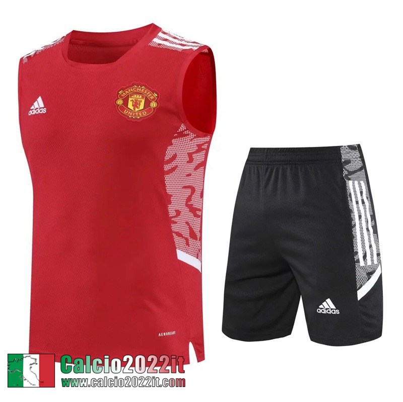 Manchester United Senza maniche rosso Uomo 2022 2023 PL494