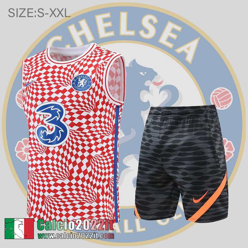 Chelsea Senza maniche rosso Uomo 2022 2023 PL509