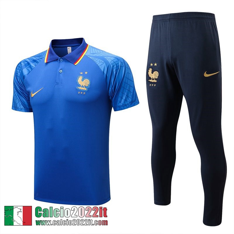 Francia Polo blu Uomo 2022 2023 PL560