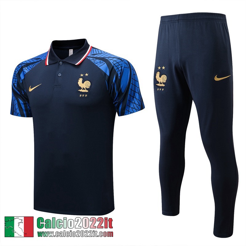 Francia Polo blu Uomo 2022 2023 PL561