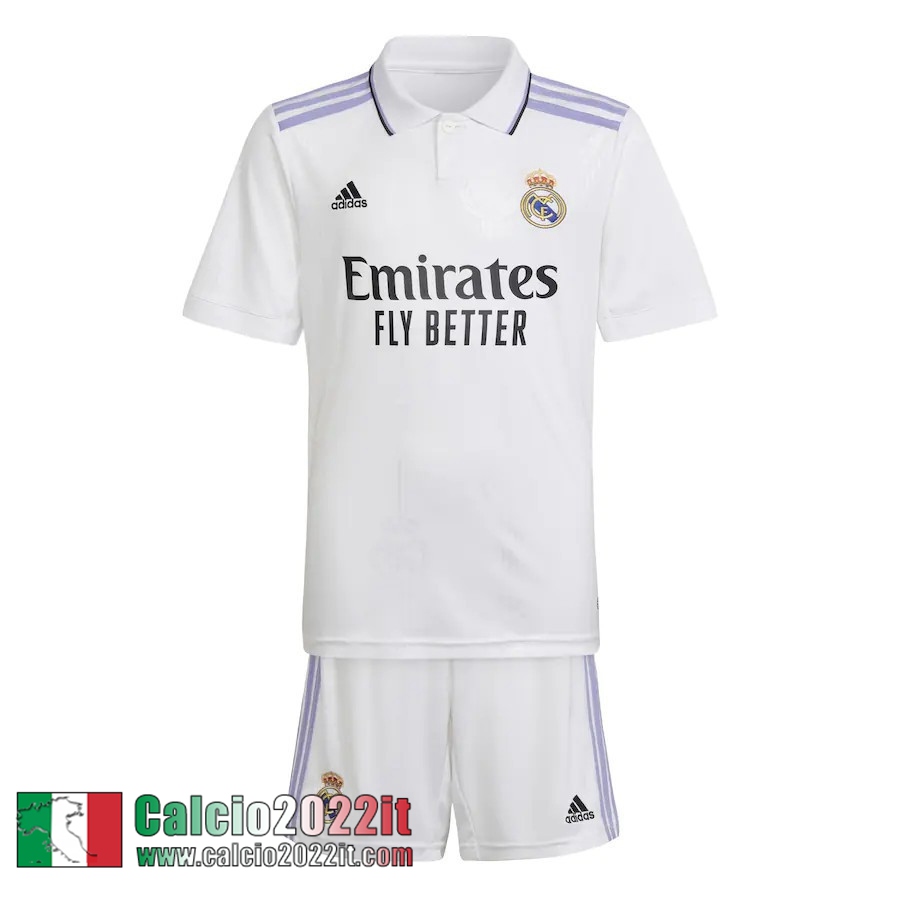 Real Madrid Maglia Calcio Prima Bambini 2022 2023