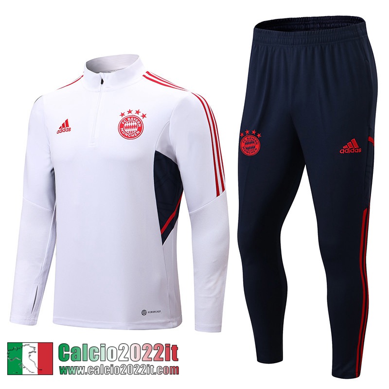 Bayern Monaco Tute Calcio Bianco Uomo 2022 2023 TG287