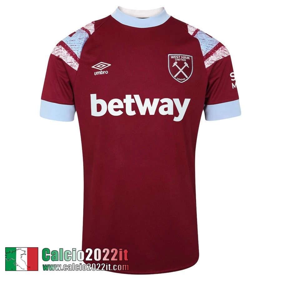 West Ham United Maglia Calcio Prima Uomo 2022 2023