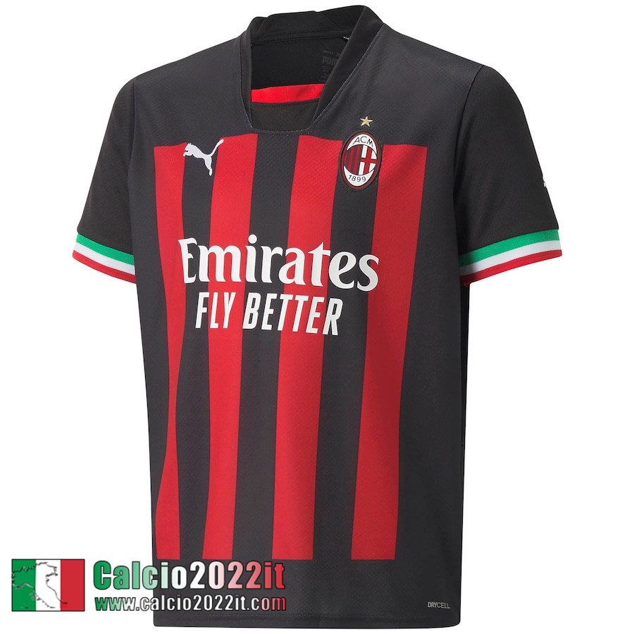 AC Milan Maglia Calcio Prima Uomo 2022 2023