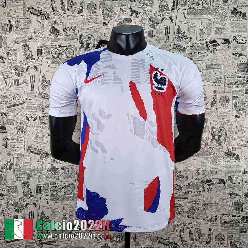 Francia Maglia Calcio Bianco Uomo 2022 2023 AG52