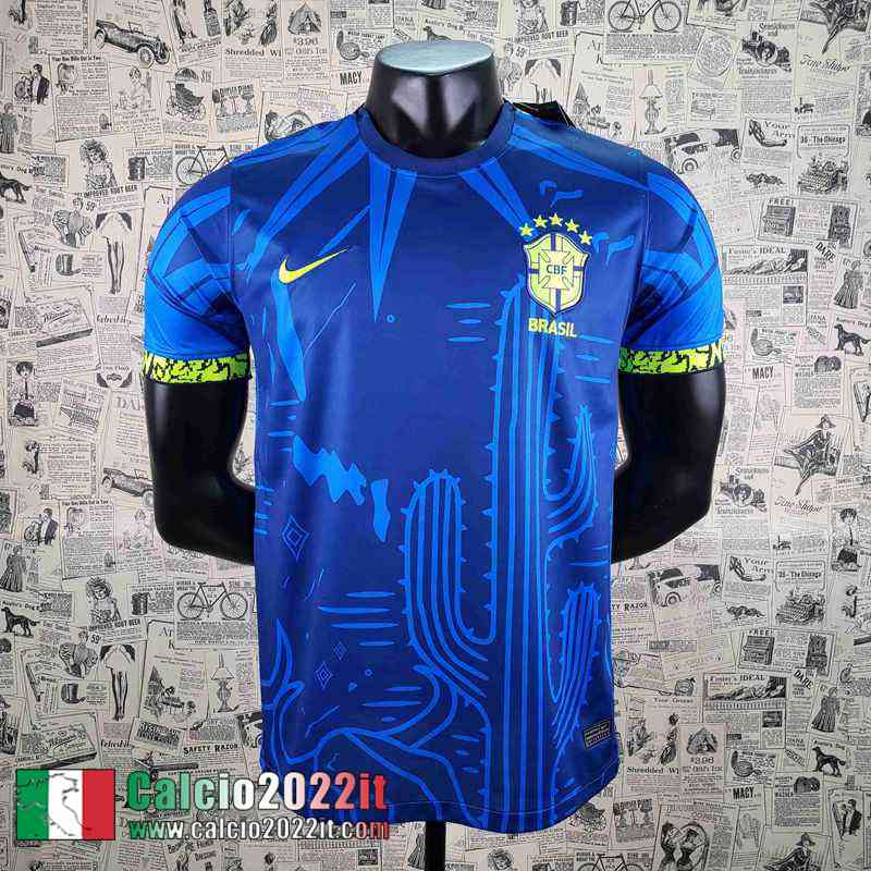 Brasile Maglia Calcio Blu Uomo 2022 2023 AG55