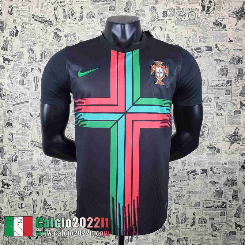 Portogallo Maglia Calcio Nero Uomo 2022 2023 AG60