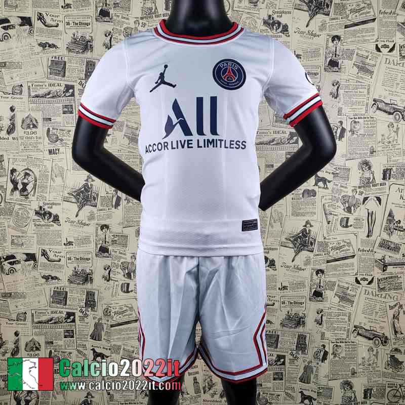 PSG Maglia Calcio 4th Bambini 2021 2022 AK01