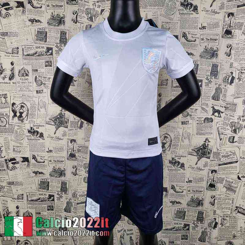 Inghilterra Maglia Calcio Bianco Bambini 2022 2023 AK06