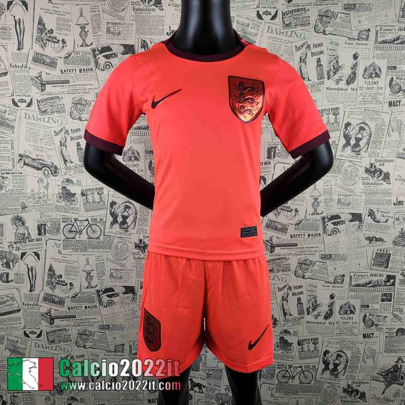 Inghilterra Maglia Calcio Rosso Bambini 2022 2023 AK13