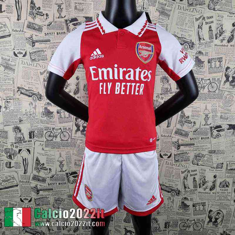 Arsenal Maglia Calcio Prima Bambini 2022 2023 AK16