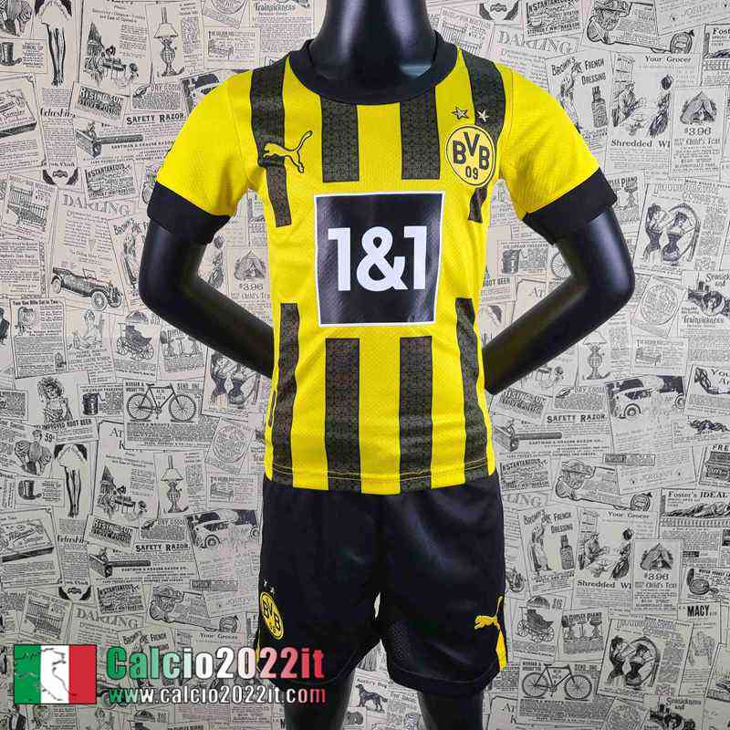 Dortmund Maglia Calcio Prima Bambini 2022 2023 AK43