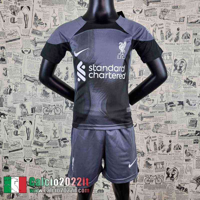 Liverpool Maglia Calcio Portiere Bambini 2022 2023 AK60