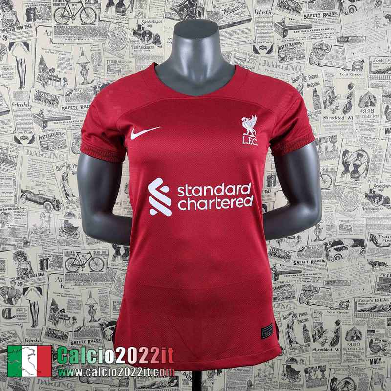 Liverpool Maglia Calcio Prima Donna 2022 2023 AW17