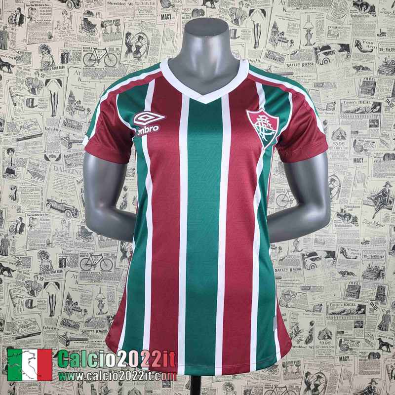 Fluminense Maglia Calcio Bendato Donna 2022 2023 AW44