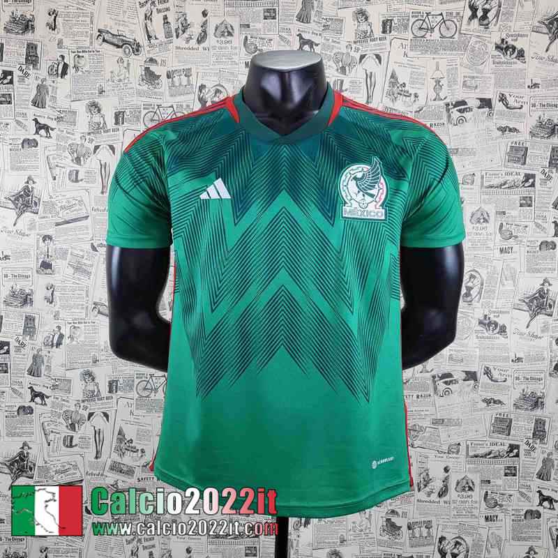 Mexico Maglia Calcio Coppa Del Mondo Prima Uomo 2022 AG88