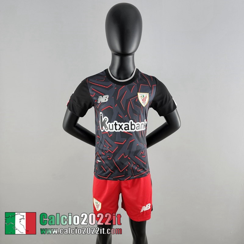 Athletic Bilbao Maglia Calcio Seconda Bambini 2022 2023 AK63