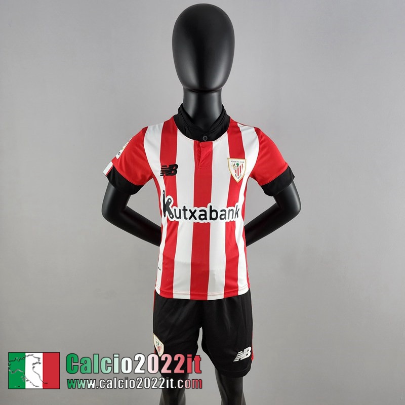 Athletic Bilbao Maglia Calcio Prima Bambini 2022 2023 AK64