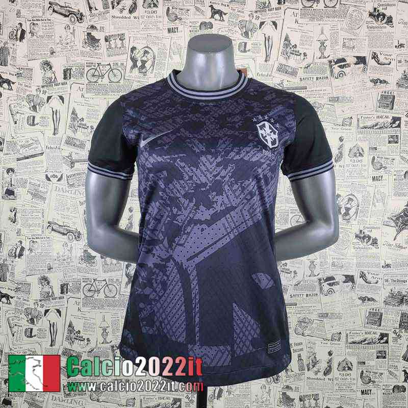 Brasile Maglia Calcio Nero Donna 2022 2023 AW49