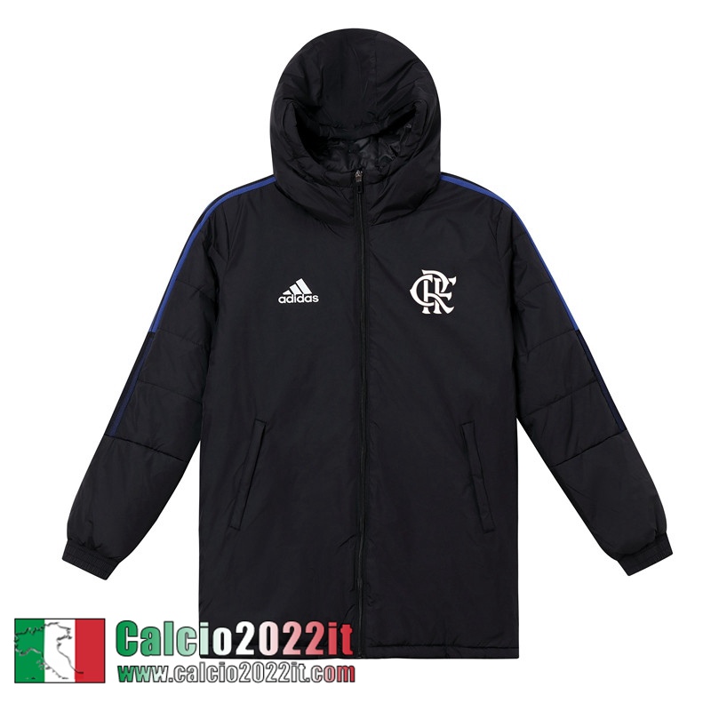 Flamenco Piumino Calcio Cappuccio Nero Uomo 2022 2023 DD72